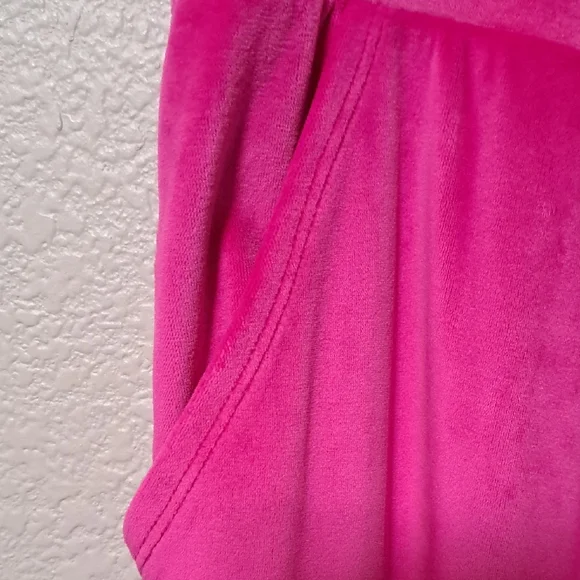 Victoria's Secret Pink Velour Jogger Pants Size Small Athleisure Loungewear - Picture 5 of 6